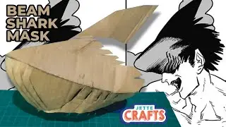 Beam Shark Fiend Mask DIY using Cardboard Tutorial