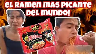 Chiapanecos prueban el ramen mas picante del mundo!