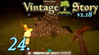 Gathering Building Materials - Let's Play Vintage Story 1.18 Part 24