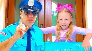 Nastya ve baba çocuklar için polis hikayeleri | Çocuklar için videoların derlenmesi