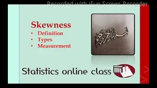 HOW TO CALCULATE SKEWNESS