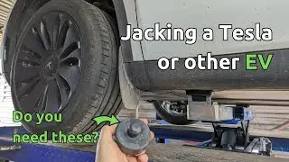 Lifting or jacking a Tesla or other electric vehicles. Are jack pads or pucks really needed?