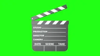 Clapper Board Green Screen Effect | No Copyright | No Text | Green Screen