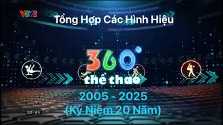 [Dương Trà Giang #6] Tổng Hợp Hình Hiệu 360 Độ Thể Thao (VTV2, VTV3, VTV6) [2005-2025] | VTV 55 Năm