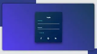 How to create a Login form using HTML and CSS only