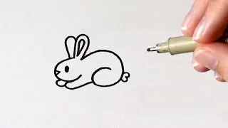 Zo teken je een Konijn! (Makkelijk) | Doodle Dag #16
