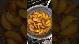 Peach Dutch baby!
