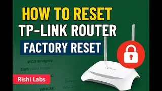 How to Reset TP Link Router | Factory Reset