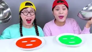 Chocolate  Edible Makeup Challenge 초콜릿 화장품 챌린지