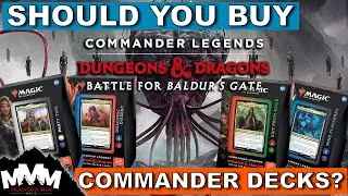 Baldur's Gate Commander Decks - Should You Buy Them!? Reviewing the Newest MTG Commander Precons