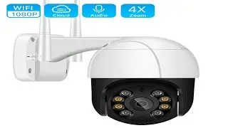 Camera IP Outdoor 4X Digital Zoom 1080P PTZ Wifi IP