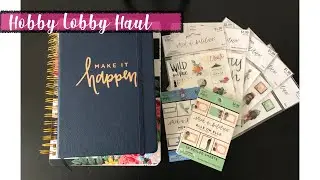 GORJESS CREATIONS: HOBBY LOBBY HAUL. - AGENDA 52 PLANNER, NEW GIRL STICKERS & MORE