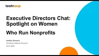 Executive Directors Chat  Spotlight on Women Who Run Nonprofits