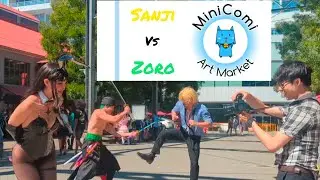 Sanji vs Zoro at Minicomi Art Market