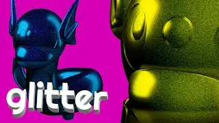 SPLINE 2 Minute GUIDE : Materials : * Glitter * : How Glitter your 3D Objects