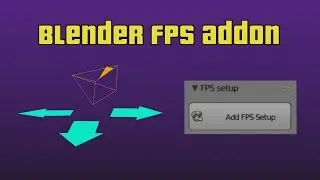 Free Blender Addon: FPS setup