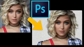 How To Easily Select Hair #Photoshop #Shorts