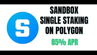 The Sandbox Single Staking Pool On Polygon (85% APR)