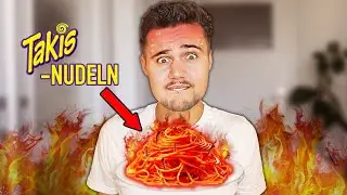24 STUNDEN nur ROT essen 😱