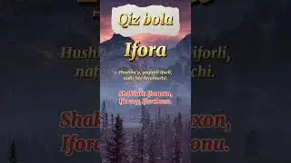 Ismlar Manosi - IFORA✅️ 