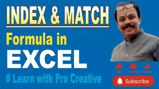 Index and Match in Excel - Step by Step in Hindi (Beginner to Advanced) #exceltricks