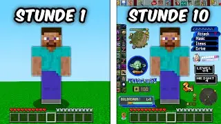 Minecraft ABER das HUD wird alle 5 Minuten SCHLIMMER!