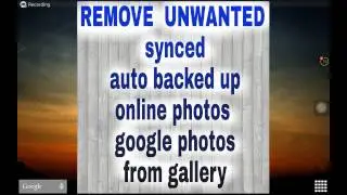 Remove unwanted /synced/backed up/online/google photos from gallery ||easy method||100%working||