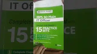 IBPS SO - IT OFFICER | Mains Preparation 
