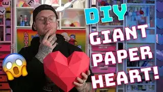 DIY Easy Paper Heart For Beginners - Super Easy Fun Craft