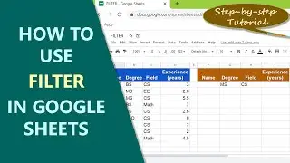 Google Sheets Filter Function | Extract Data Based on Conditions | Powerful Spreadsheet Function