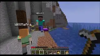 Minecraft com os filhinhos noobs.