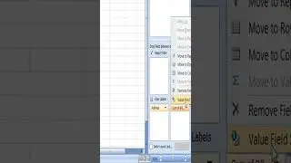 Pivot Table - Part 3 - Editing Pivot Table (Sum,Count,Average etc.,)