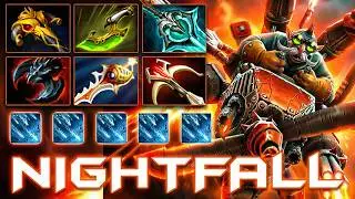 Nightfall Gyrocopter War Machine Insane Damage | Dota 2 Pro Carry Gameplay
