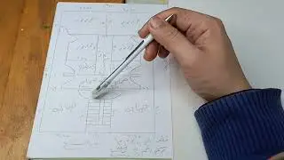 تقسيم ارض ١٢٣ متر مربع شقتين كل شقة غرفتين وحمام ومطبخ وصاله تصميم رقم ٣