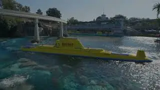 Finding Nemo Submarine Voyage TRUE LOWLIGHT 4K 60FPS at Disneyland Park