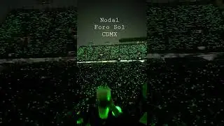 60,000 personas en el Foro Sol Con Nodal 🤠🌵 #cdmx #forosol #nodal