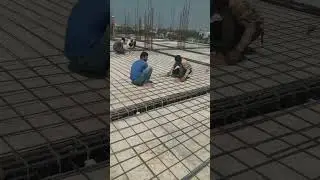 Reinforcements of slab #construction