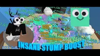 INSANE STUMP FIELD BOOST! | Bee Swarm Simulator |