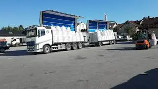 [MFØ] 25.08.2022 Mysen Kornsilo | Lasting Av Storsekker med Truck