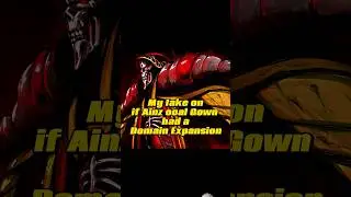 AINZ OOAL GOWN DOMAIN EXPANSION???? #overlord #jjk