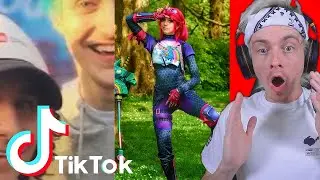 reacting to fortnite tik toks and trying not to laugh... (impossible)