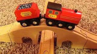 Melissa & Doug Wooden Figure Eight Train Set Toy Review works with Thomas and Brio