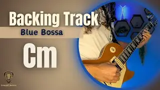 Blue Bossa in C Minor | Bossa Nova Jazz Guitar Backing Track (100 bpm)