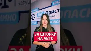 Штраф за каркасные шторки?