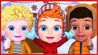 casa de neve | Canções para crianças | Momo Cartoon School Teather Português