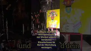 Auktion des Lion's Club im Hof der Moritzburg #art #artist #kunst #painter #painting