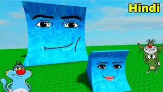 Oggy Roblox gameplay Be A Tsunami Game Jack in Roblox adventure 123 go Hindi