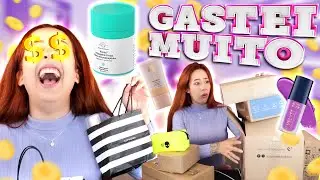 A MAIOR COMPRINHA DE MAQUIAGEM DESTE CANAL! | Nunca comprei tanta coisa 🤑💰😍