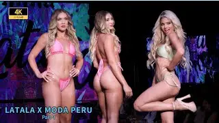 4K Vertical Slow motion]  LATALA X MODA PERU  Part-1 | Miami swim week 2024