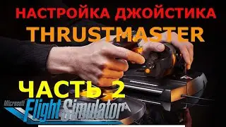 Настройка джойстика с рудами THRUSTMASTER  T 16000M  в MSFS! Часть 2